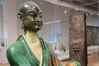 Un Saint Moine exposé au ROM où la collection chinoise est l’une des plus importantes au monde.